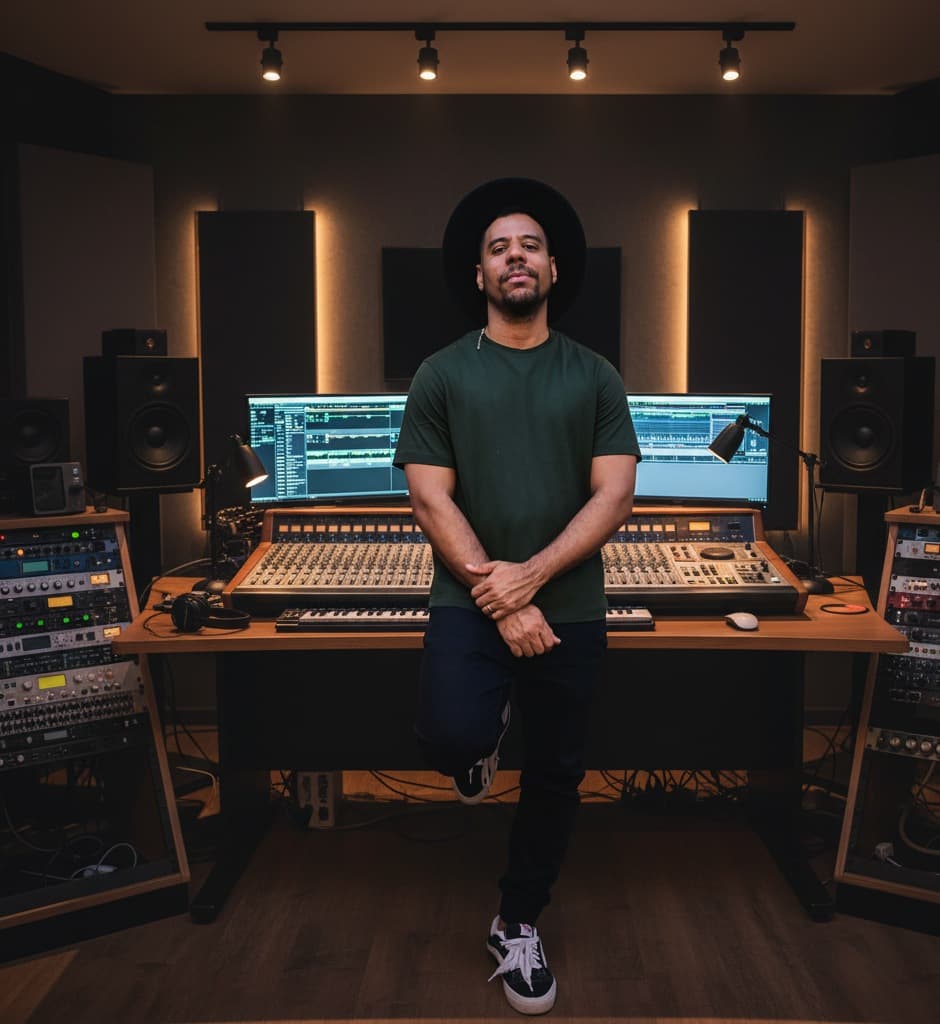 Where magic happens. - Creating the soundtrack to my journey.